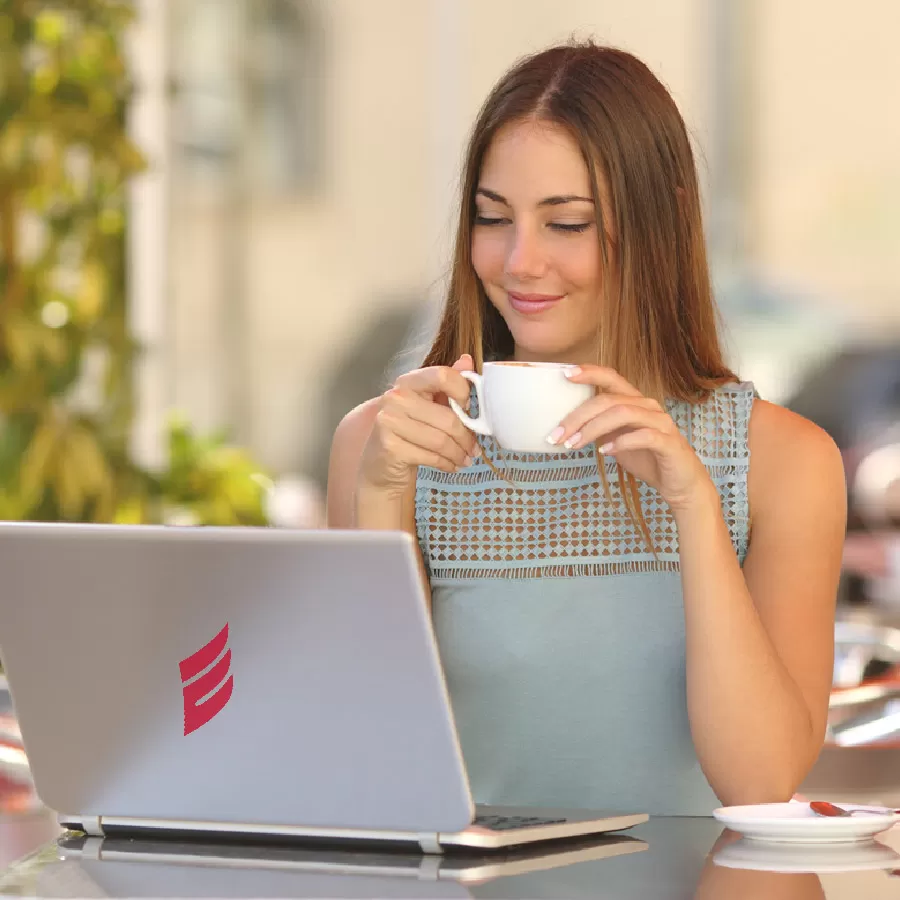 Woman on Laptop